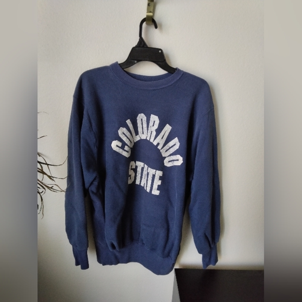 Vintage Colorado State Sweatshirt Mvp Pro Weave Made In U.S.A. Xl Ncaa